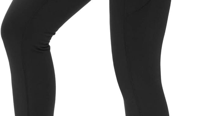 THE GYM PEOPLE Thick High Waist Yoga Pants with Pockets, Tummy Control Workout Running Yoga Leggings for Women